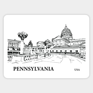 Pennsylvania State USA Sticker